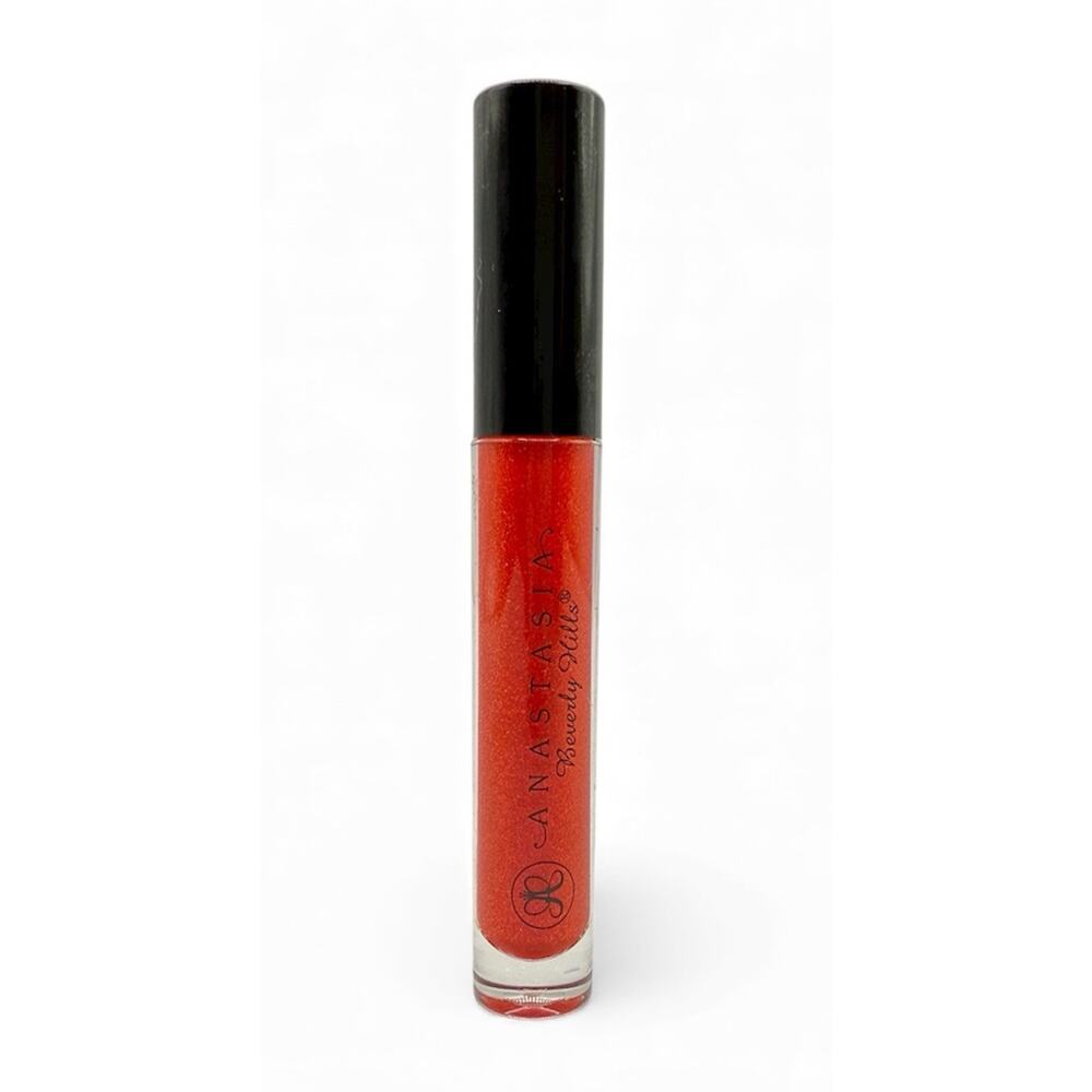 Anastasia Beverly Hills Lip Gloss Date Night Ruby Red Shimmer 0.16oz NWOB Rare